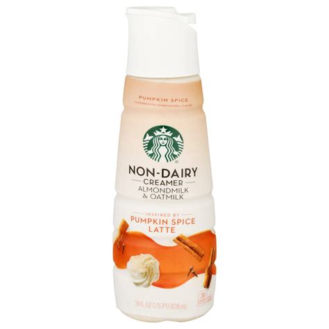 Save on Starbucks Non-Dairy Almond & Oat Milk Coffee Creamer Pumpkin ...