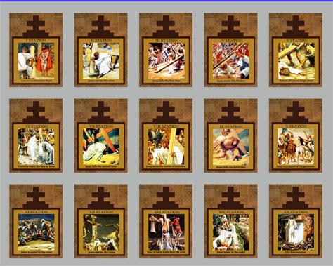 Catholic Stations of the Cross Way of the Cross All 15 | Etsy