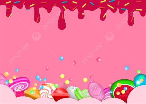 Cartoon Pink Candy Lollipop Background, Desktop Wallpaper, Pc Wallpaper ...