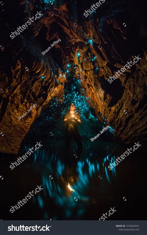 Exploring Waitomo Glowworm Caves Waikato New Stock Photo 1074829541 ...