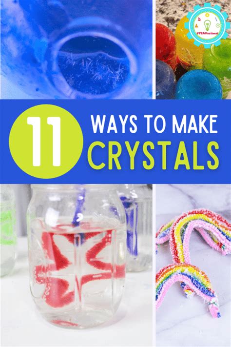 Crystal Experiments: 20 Ways to Grow Crystals Fast!