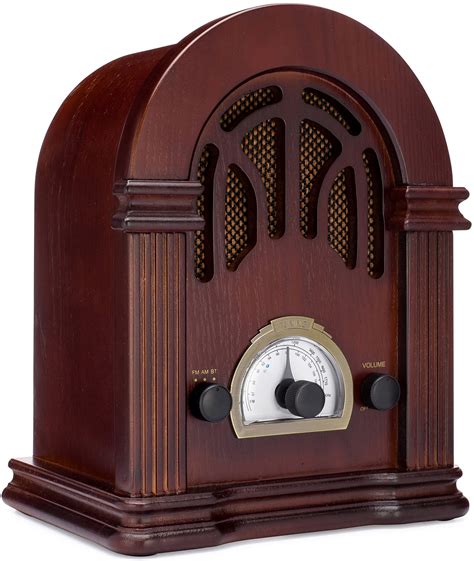 Buy ClearClick Retro AM/FM Radio with Bluetooth - Classic Wooden ...