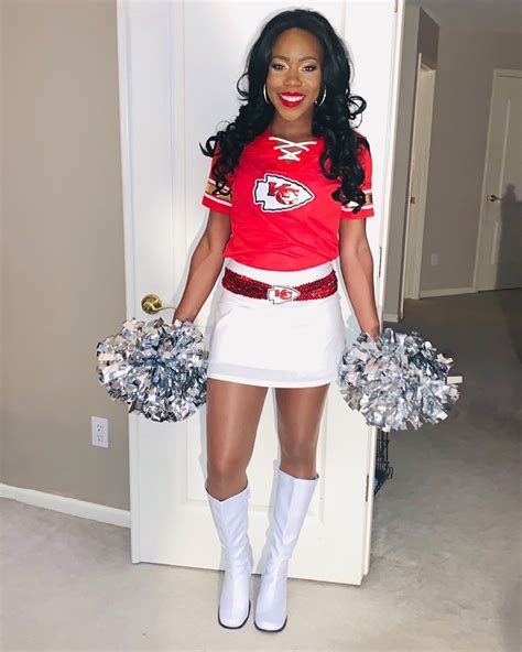 Chiefs Cheerleader Costume #happyhalloween #chiefskingdom #kansascitychiefs #halloweencostume # ...