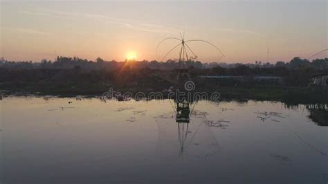 Sunrise Over Red Lotus Lake Stock Footage - Video of thailand, thani: 304938600