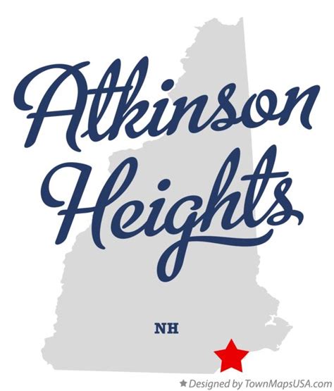 Map of Atkinson Heights, NH, New Hampshire