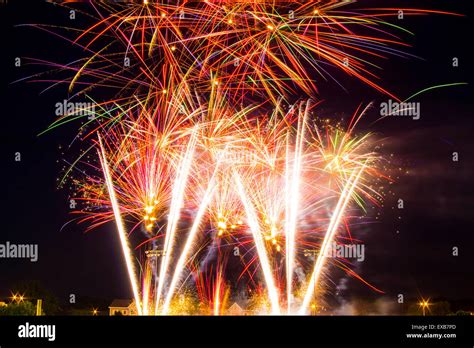 Fireworks Grand Finale Stock Photo - Alamy