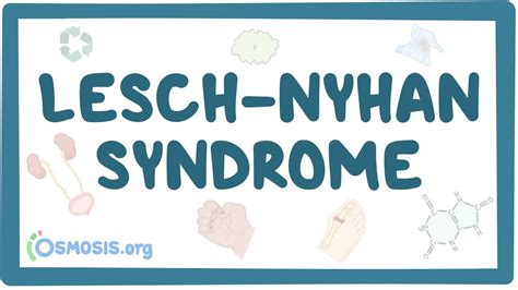 Lesch-Nyhan syndrome: Video, Causes, & Meaning | Osmosis