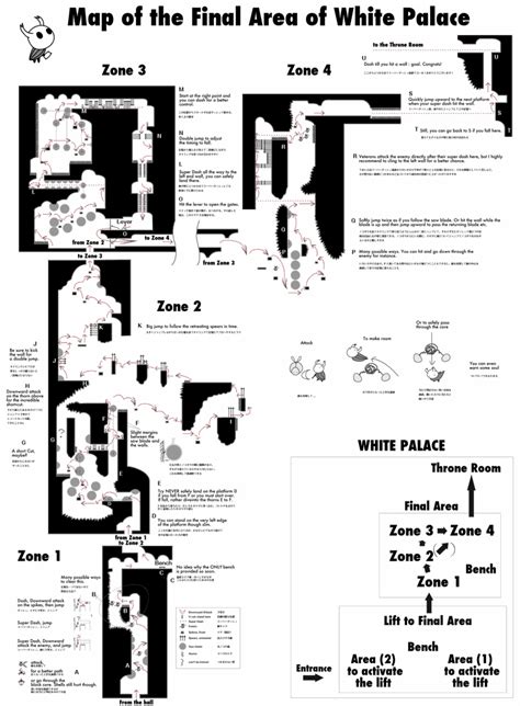 Mimita’s Game Diary: Hollow Knight White Palace Final Area Map