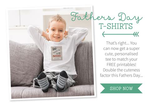 Get the matching t-shirt to go with your FREE Father's Day Printables ...