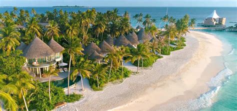 The Nautilus Maldives Resort – Thiladhoo Island, Maldives – Beachfront Panorama Aerial – TRAVOH