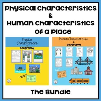 1st Grade: Physical and Human Characteristics of a Place by Silloh ...