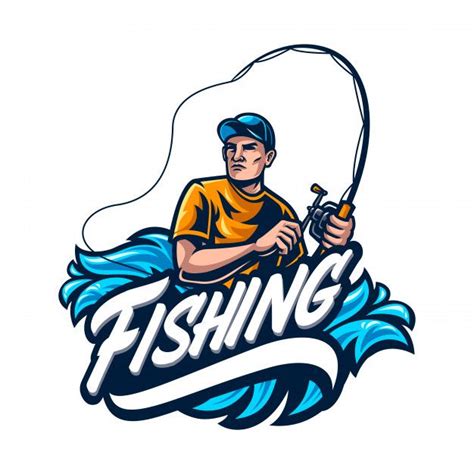 Premium Vector | Fishing logo template | Fish logo, Fish silhouette, Vector logo