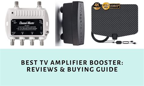 Best TV Amplifier Boosters: Reviews & Buying Guide 2022