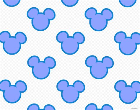 Mickey Mouse Head Pattern Seamless PNG | Citypng