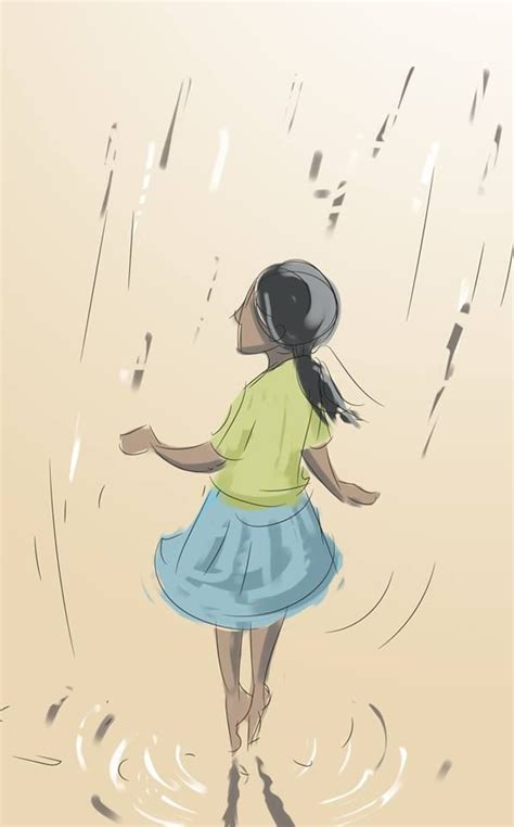 rain dance | Creative illustration, Digital painting, Dancing in the rain