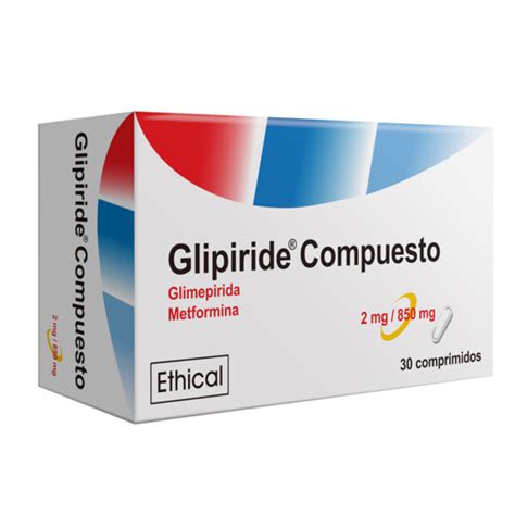 Glipiride Compuesto 2/850Mg - FarmaciaRD