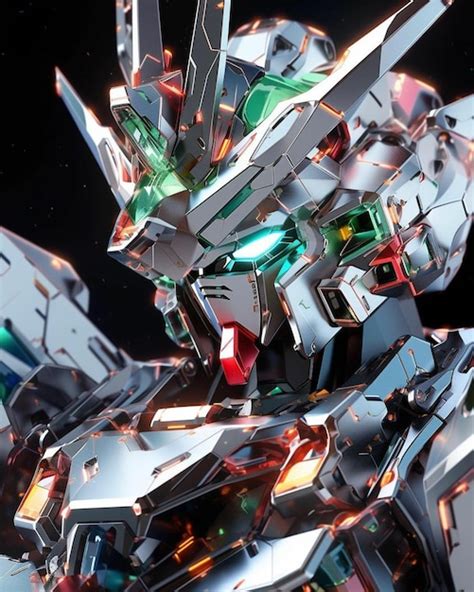 Premium AI Image | a photo of a gundam robot with the latest variations ...