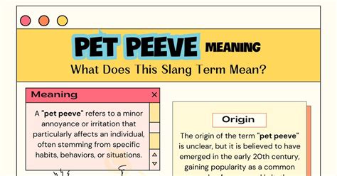 Pet Peeve Meaning: What Does This Slang Term Mean? • 7ESL