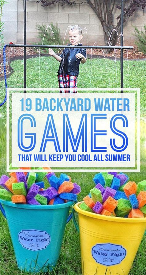 19 Backyard Water Games You Have To Play This Summer | Backyard water ...