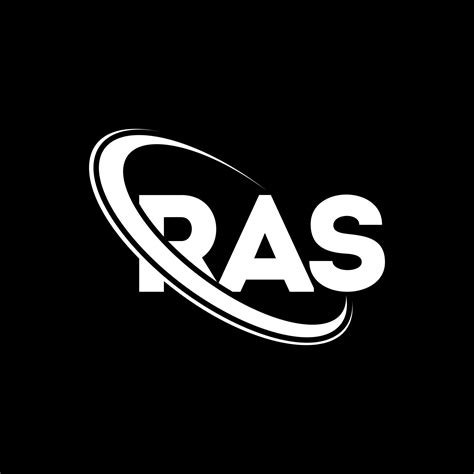 RAS logo. RAS letter. RAS letter logo design. Initials RAS logo linked with circle and uppercase ...