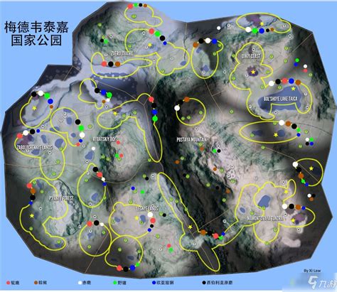 《猎人荒野的召唤》猎物分布图介绍_猎人荒野的召唤_九游手机游戏