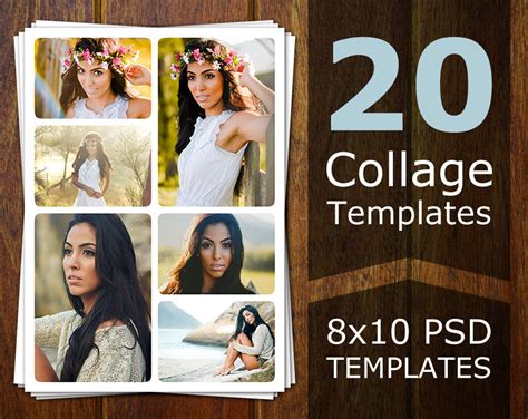 Photoshop Collage Templates Photo Collage Templates | Etsy