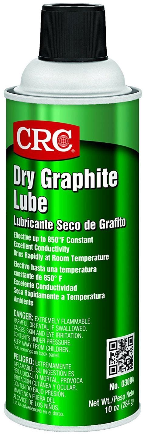 Amazon.com: CRC Dry Graphite Lube, 10 oz Aerosol Can, Black: Industrial & Scientific | Oils for ...