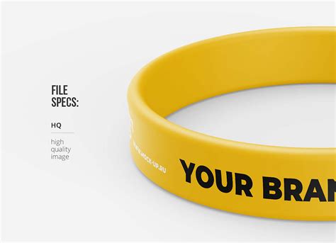 Free Thin Bracelet Mockup (PSD)