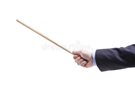 Hand Holding a Pointing Stick Stock Image - Image of pointer, demonstrate: 11067955