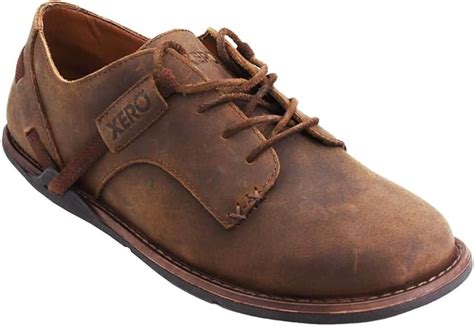 Xero Shoes Alston - Men's Minimalist Leather Dress Shoe - Zero Drop Wide Toe Box Barefoot-Style ...