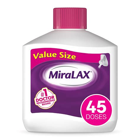 Buy MiraLAX Powder, Gentle , PEG 3350, Physician Recommended, No Harsh ...