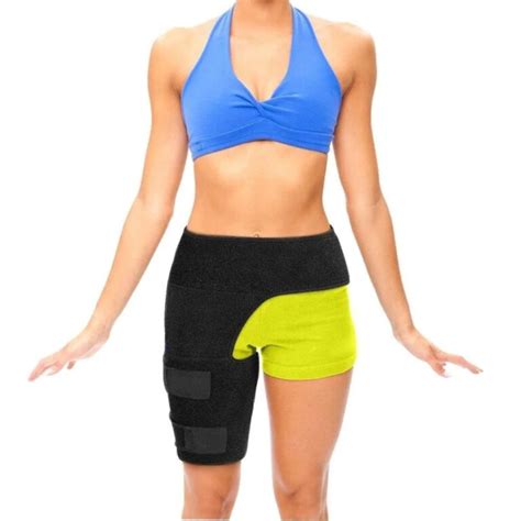 AizoCell Hip Brace and Hip Stabilizer with Adjustable Brace Straps, Improved Compression Focus ...