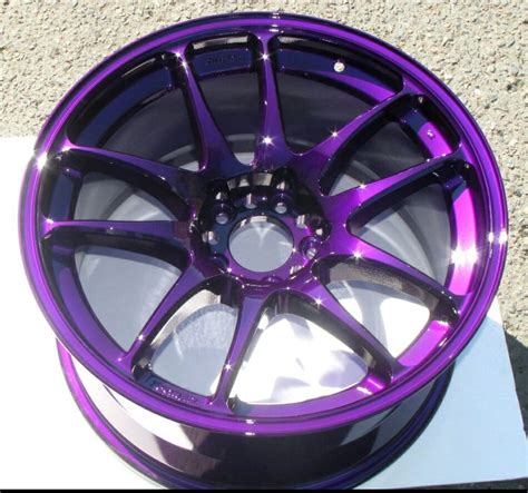 Painting my aftermarkets this color | Rims for cars, Purple car, Car wheels