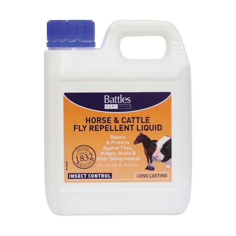 Battles 🐴 Horse & 🐮 Cattle Fly Repellent Liquid