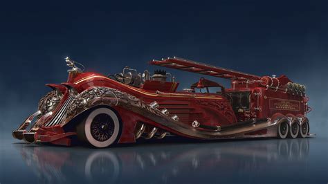 ArtStation - Steampunk car concept