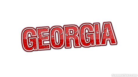 Georgia Logo | Free Name Design Tool from Flaming Text