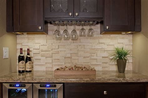 Ivory Travertine Honed Ledgestone | Stacked stone backsplash, Stone ...