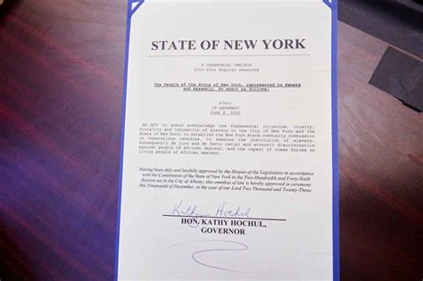 Kathy Hochul OKs commission to study NY reparations for slavery