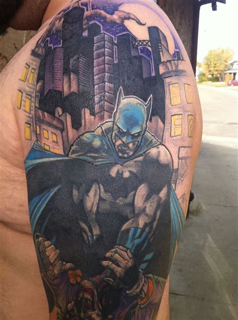 Full Arm Tattoo Designs For Guys ~ Batman Tattoos Designs, Ideas And ...