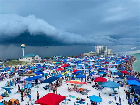 James Spann on Twitter: "Thunderstorm moving in during the air show at Pensacola Beach this ...