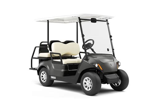 Rwraps™ Gloss Metallic Black Golf Cart Wraps | Golf Cart Wraps