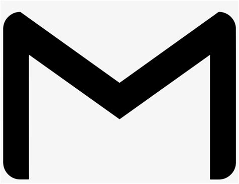 Gmail Comments - Google Mail Logo Black And White - Free Transparent ...