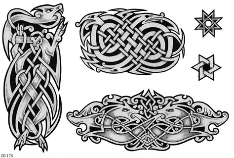 Celtic Tattoo Designs Sheet 176 | Celtic tattoos, Celtic tattoo designs ...