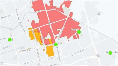 More than 7,000 customers lose power in San Joaquin County, PG&E outage map says