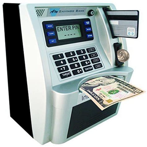 GoodsFederation Electronic ATM Savings Bank Digital Piggy Money Bank Machine,Electronic Cash Box ...