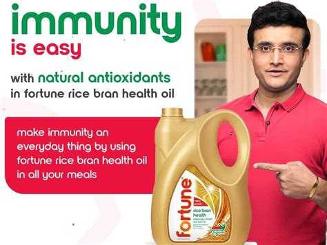 Ganguly's Ad For Fortune Cooking Oil Stopped