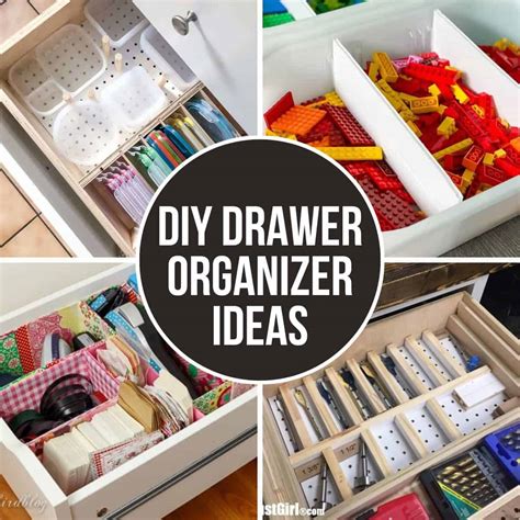 15 Easy DIY Drawer Organizer Ideas - The Handyman's Daughter