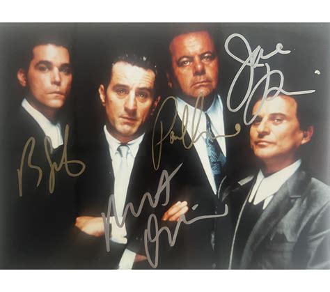 Goodfellas cast signed photo