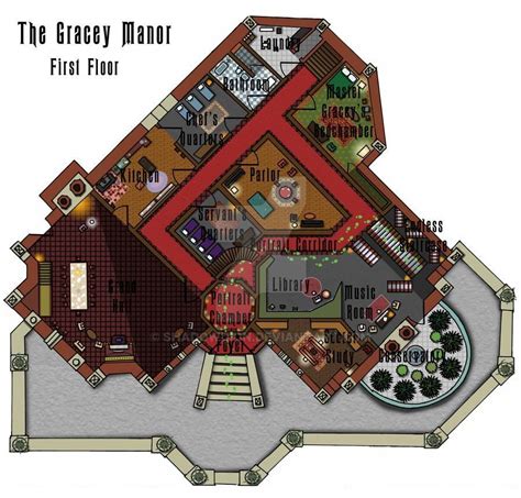 Haunted Mansion First Floor Plan by shadowdion on DeviantArt | Attic flooring, Attic remodel ...