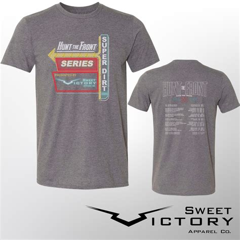 Hunt The Front’s Super Dirt Series Grey Tee – Sweet Victory Apparel Co.